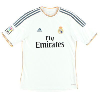2013-14 Real Madrid adidas Home Shirt L 