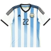2013-15 Argentina Maglia adidas Home Lavezzi #22 M