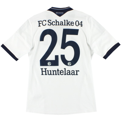 2013-15 Schalke adidas Away Maglia Huntelaar #25 S
