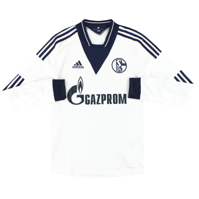 2013-15 Schalke adidas Player Issue Away Shirt L/S *Mint* M
