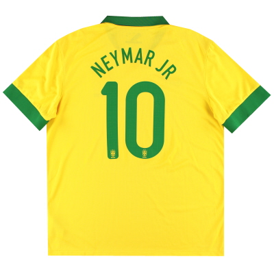 2013 브라질 나이키 홈 셔츠 네이마르 주니어 #10 *태그 포함* XL