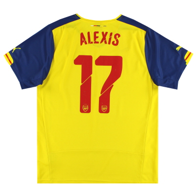 Maglia da trasferta Arsenal Puma 2014-15 Alexis #17 L