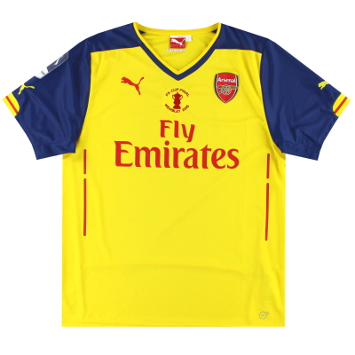 2014-15 Arsenal Puma 'F.A Cup Final' Away Shirt *Mint* L