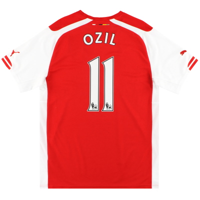2014-15 Arsenal Puma Home Maglia Ozil #11 M