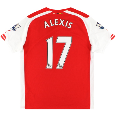 2014-15 Arsenal Puma Heimtrikot Alexis #17 L