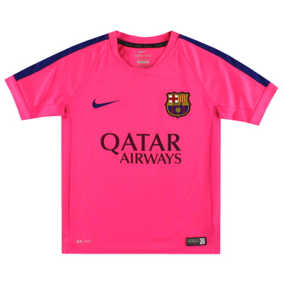 2014-15 Barcelona Nike Training Shirt S.Boys
