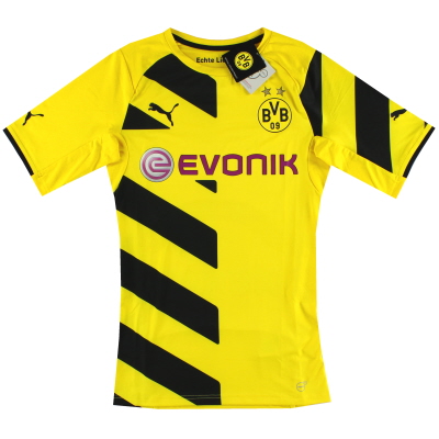 2014-15 Borussia Dortmund Player Issue Puma Maglia Home *con cartellini* L