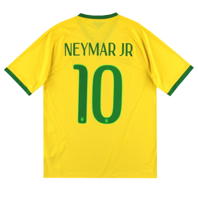 2014-15 Brazil Nike Home Shirt Neymar Jr #10 M 