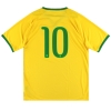 2014-15 Brazil Nike Home Shirt #10 L