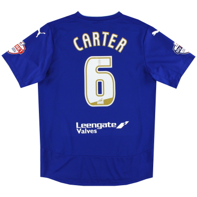 2014-15 Chesterfield Puma Player Issue Home Maglia Carter #6 L