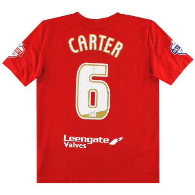 2014-15 Chesterfield Puma Player Issue troisième maillot Carter # 6 M