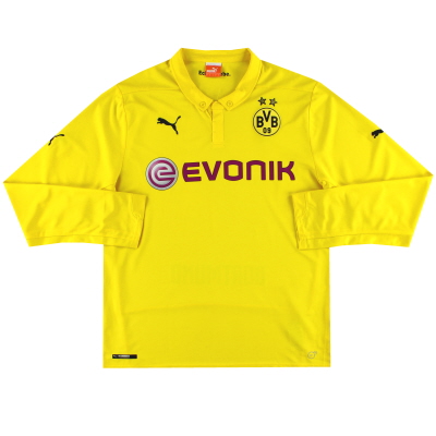 2014-15 Dortmund Puma Champions League Shirt L/S *As New* L 