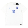 Camiseta Nike de local de Inglaterra 2014-15 Rooney # 10 *con etiquetas* XL