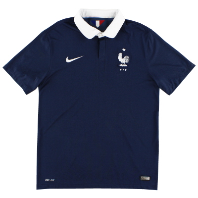Kemeja Kandang Nike Prancis 2014-15 L