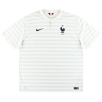 2014-15 Frankreich Nike Auswärtstrikot XXL