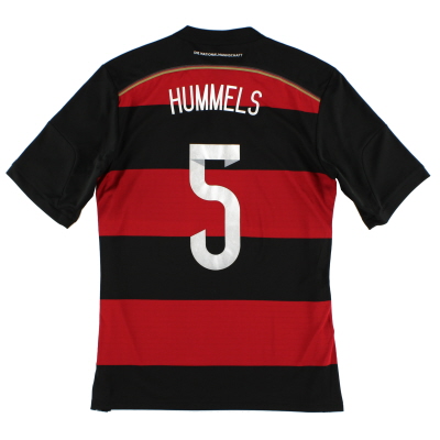 2014-15 Germany Away Shirt Hummels # 5 * Nuovo * M