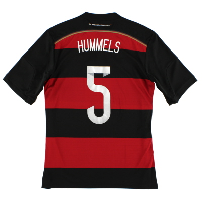 2014-15 Germany Away Shirt Hummels # 5 * Mint * M