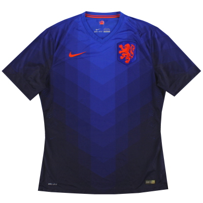 2014-15 Holland Nike Player Mengeluarkan Kemeja Tandang XL