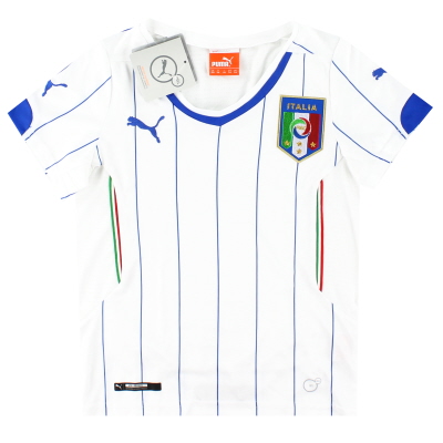 Camiseta de visitante Puma de Italia 2014-15 *BNIB* XS.Niños
