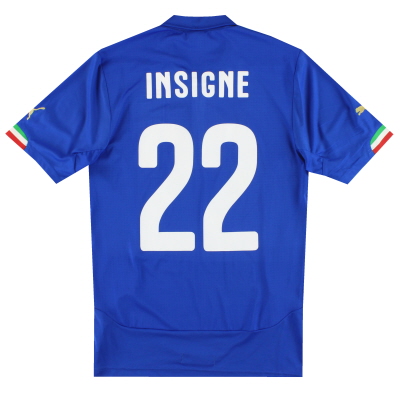 Camiseta Italia 2014-15 Puma Home Insigne #22 S