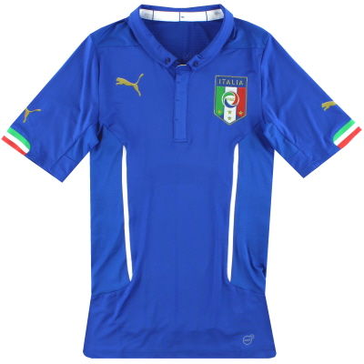 Maillot Domicile Italie Puma Player Issue 2014-15 * Comme neuf * S