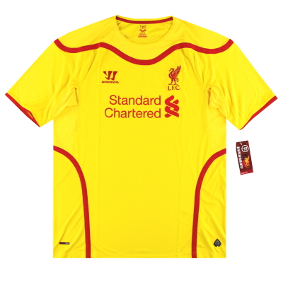 Camiseta Liverpool Warrior 2014-15 Visitante *con etiquetas* XXL