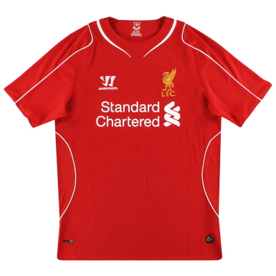 Liverpool Warrior thuisshirt XL 2014-15