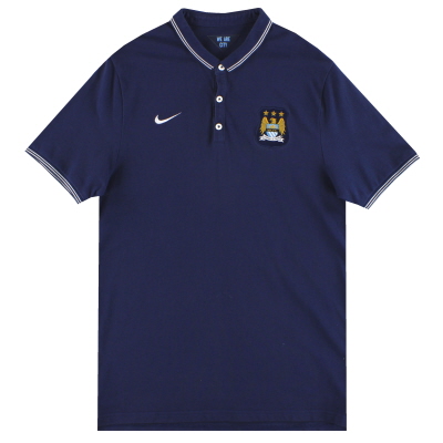 2014-15 Manchester City Nike Polo Shirt L 