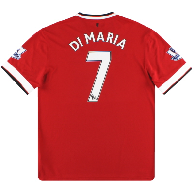2014-15 Manchester United Nike Home Shirt Di Maria #7 L 