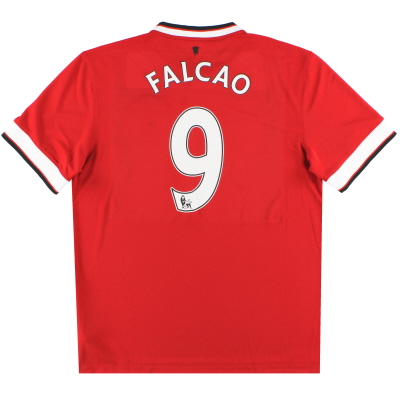 2014-15 Manchester United Nike Home Shirt Falcao #9 L 