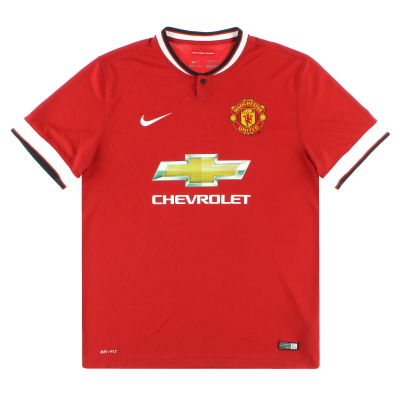 2014-15 Manchester United Nike Home Shirt S 
