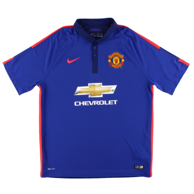 2014-15 Манчестер Юнайтед третья футболка Nike XL для мальчиков