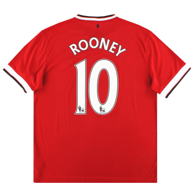 2014-15 Manchester United Home Shirt Rooney #10