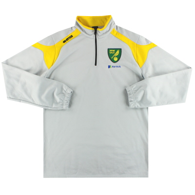Camiseta con cremallera 2014/15 Norwich City Errea 1-4 4XL