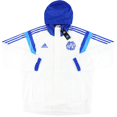 2014-15 Olympique Marseille adidas Rain Jacket *w/tags* XL
