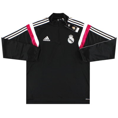 Real Madrid 2014-15 Giacca allenamento adidas 1/4 zip *con etichette*