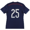 2014-15 Scotland adidas adizero Player Issue Home Shirt #25 *As New* M