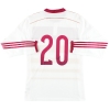 2014-15 Scozia adidas Player Issue adizero Away Shirt # 20 L / S * Come nuovo *