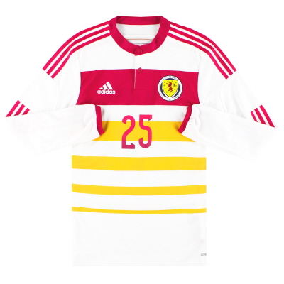 2014-15 Scotland adidas Player Issue adizero Away Shirt #25 L/S *As New* M