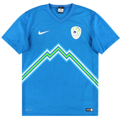 2014-15 Slovenia Nike Basic Away Shirt M
