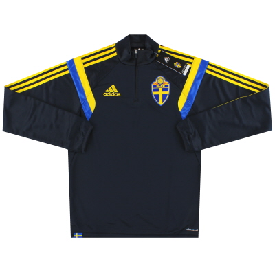 Camiseta Suecia 2014-15 adidas 1/4 Zip Training *BNIB* S