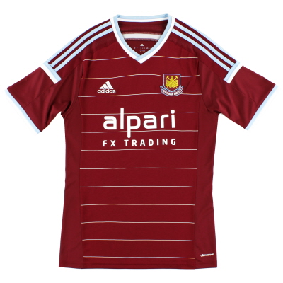 2014-15 West Ham adidas Home Shirt S 