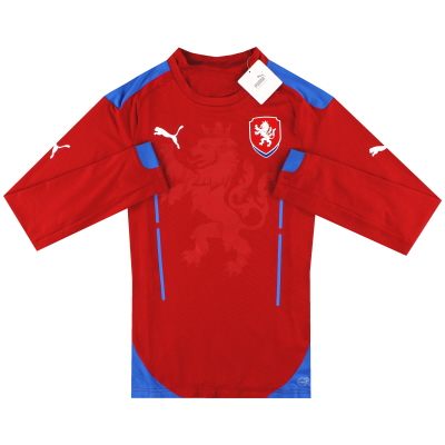 Camiseta Puma Authentic Home de República Checa 2014 L/S *con etiquetas* M