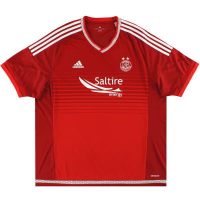 Aberdeen 1965 Away Retro Football T Shirt Embroidered Crest S-XXL 