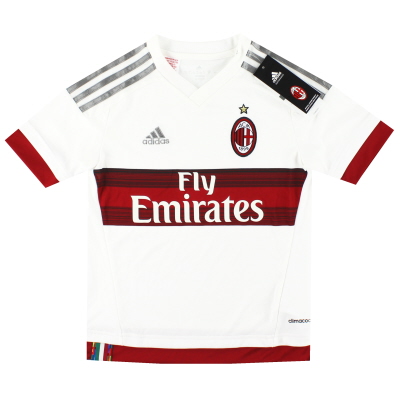 2015-16 AC Milan adidas Away Shirt *w/tags* S.Boys