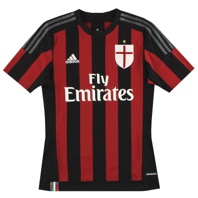 2015-16 AC Milan adidas Home Shirt *Mint* L 