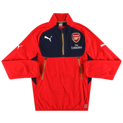 2015-16 Arsenal Puma 1/4 Zip Fleece Top XL.Garçons