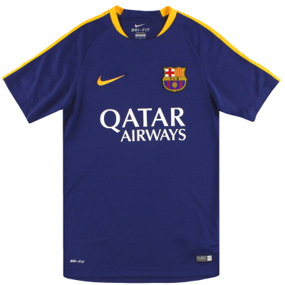 2015-16 Barcelona Nike Trainingshemd * Mint * S.