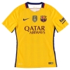 2015-16 Barcelona Player Issue 'Authentic' Away Shirt Pique #3 S