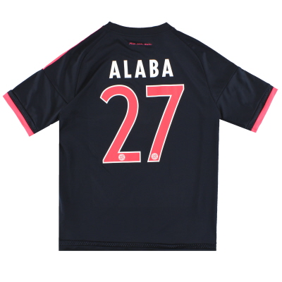 2015-16 Bayern Munich adidas tercera camiseta Alaba # 27 Y